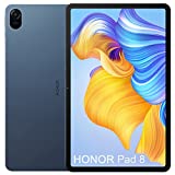 HONOR Pad 8 Tableta de 6GB 128GB, Pantalla de 12 Pulgadas 2K Full View Eye Protection, 8 Altavoces, 7250mAh 22.5W Fast Charge Mini PC Tableta, Android 12 WiFi con Servicio de Google, Azul Hora