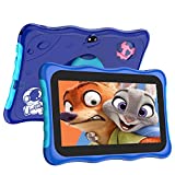 Tablet Niños, Tablet para Niños 7 Pulgadas Android 11.0 Tablet 3GB RAM 64GB ROM TF 128GB, Quad Core, Doble Cámara Tablet PC Niños Infantil de 2-12 años con Funda (WiFi Azul)