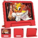 YESTEL Tablet Niños 8 Pulgadas, 1280x800 FHD Tablet Infantil, Android 11 Certificado Google GMS, 2.5D IPS, 2GB+32GB ROM(TF 4-256G), WiFi/Control Parental/3600mAh/Tablet con Kid-Proof Funda, Rojo