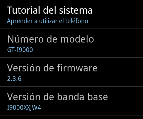 Captura de pantalla de la rom Value Pack 2.3.6 jw4.