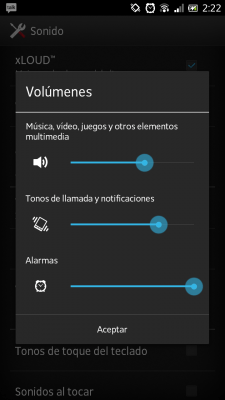 Volúmenes Android