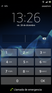 Bloqueo Pantalla pin ICS Xperia S Bloqueo Pantalla pin ICS Xperia S