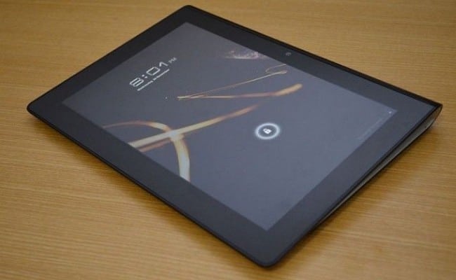 Un tablet en la cocina