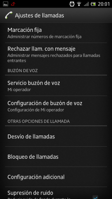 Rechazar llamada con mensaje 2