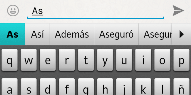 La ayuda del teclado de Android