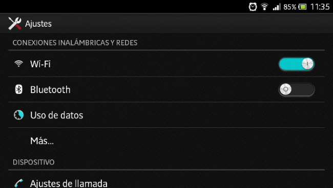Vinculación y zona Wifi portátil en Android