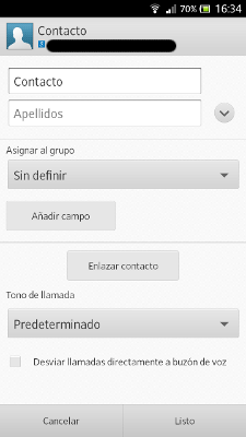 Poner tono un contacto Android