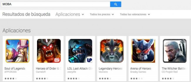 Los mejores juegos MOBA para Android